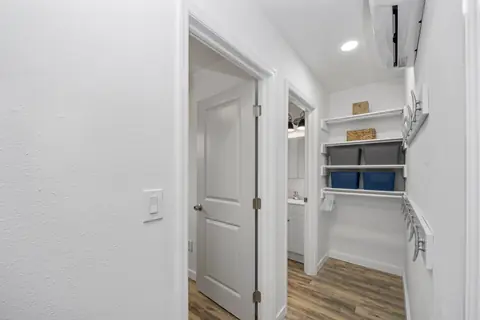 Hallway and storage