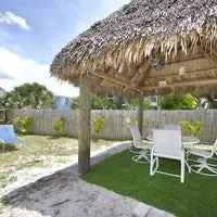 Brand New Tiki Hut, shared by both units